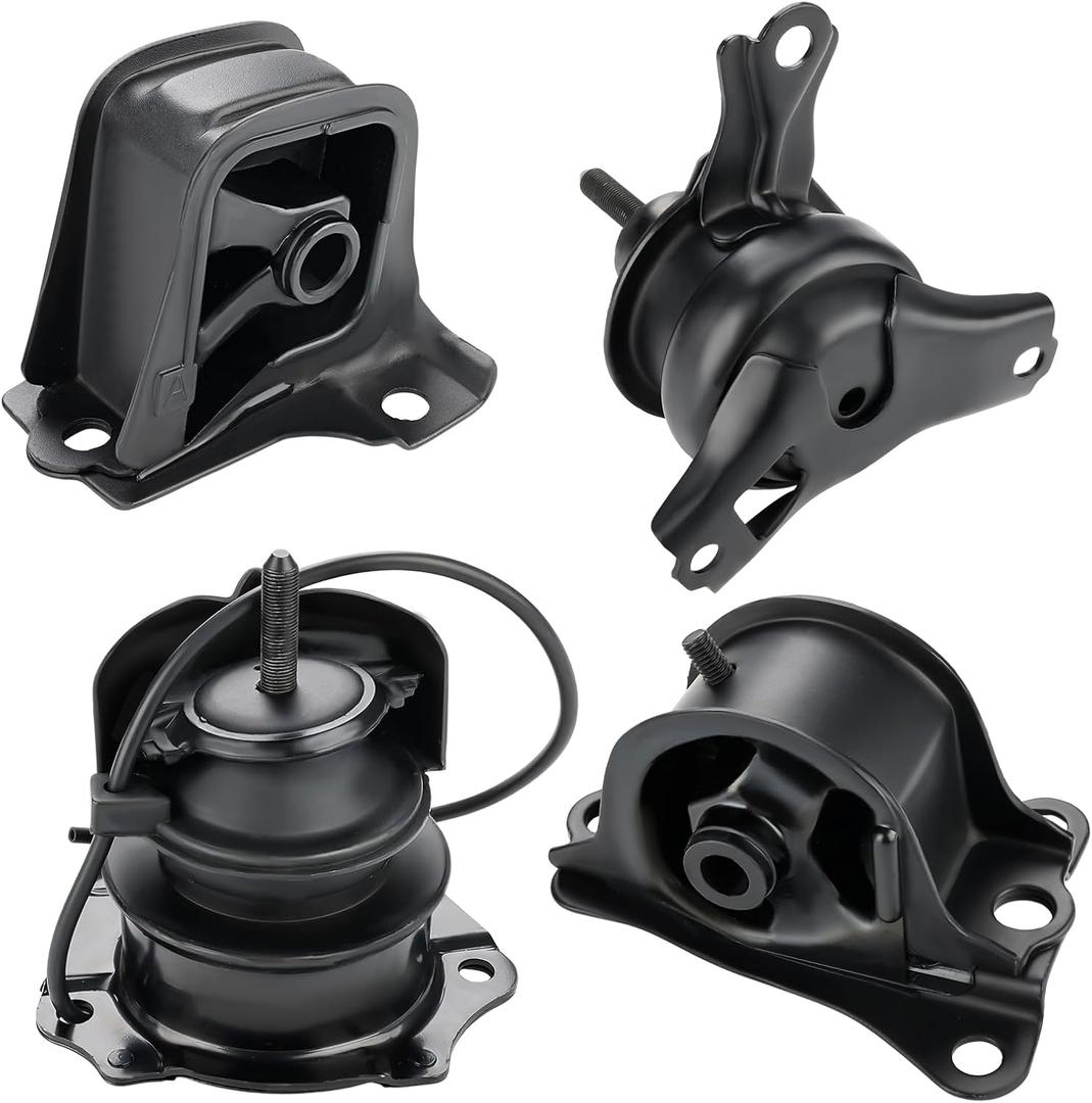 JDMON 4Pcs Engine Motor & Transmission Mount Replacement for Honda Accord 2.3L 1998 1999 2000 2001 2002 Compatible with A6583, A6564, A6572, A6570