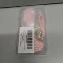 Compatiable with Honda Key fob Cover with Diamond Bling Keychain, Car Accessories Key Holder Shell Full Protection for 2016-2022 Accord Civic CRV Pilot Odyssey,Gold Pink