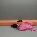 8FT Folding Balance Beam -Gymnastics Floor Beam -Gymnastics Equipment for Kids,Wood core- Anti-Slip Bottom and Carrying Bag for Home (Bright Orange)