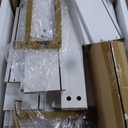 GAOMON White 5 Drawer Dresser for Bedroom, Chest of Drawers with Metal Base, Modern Dresser Chest Cabinet Organizer for Living Room, Hallway, Closet