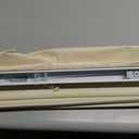 LazBlinds No Drill Light Filtering Roman Shades, Beige, 30" W x 48" H