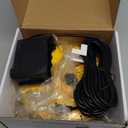 Crestwave Automatic Pool Cover Pump, 115V Submersible Water Pump for Pool Draining, 25FT Power Cord, Water Removal for Swimming Pool, Hot Tub, Fish Tanks, Pond, 2 Adapters, Yellow