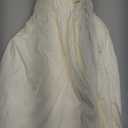 Biscaynebay Wrap Around Bed Skirts for Full & Full XL Beds 17" Long Drop, Ivory Adjustable Elastic Dust Ruffles Easy Fit Wrinkle & Fade Resistant Silky Luxurious Fabric Solid Machine Washable