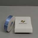 HUIHUANG Dusty Blue Satin Ribbon 50 Yards Double Faced Satin Ribbon 1 inch Blue Silk Ribbons for Gift Wrapping Bows Crafts Bridal Floral Bouquet Cake Wedding Invitation Card Birthday Party Decor