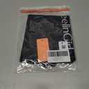 FeelinGirl Tummy Control Underwear Shapewear for Women Mid Waisted Shaping Panties Lower Belly Body Shaper Girdle (Black, XL)