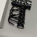 E BAVITE Swivel Swing Magnetic Hooks, 30LB12pack Refrigerator Magnet Hook,Strong Neodymium Magnets, Perfect for Refrigerator and Other Surfaces,60mm(2.36in) in Length (Black)