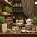 200 Pcs Dessert Cups with Spoons Small Plastic Goblets Disposable Parfait Pudding, Mousse, Appetizer Cups Set for Wedding Valentine's Day Party(Goblet,Gold Glitter)