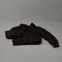 Women’S Pu Leather Jacket Casual Turn-Down Collar Long Sleeve Zipper Lightweight Outerwear S Brown