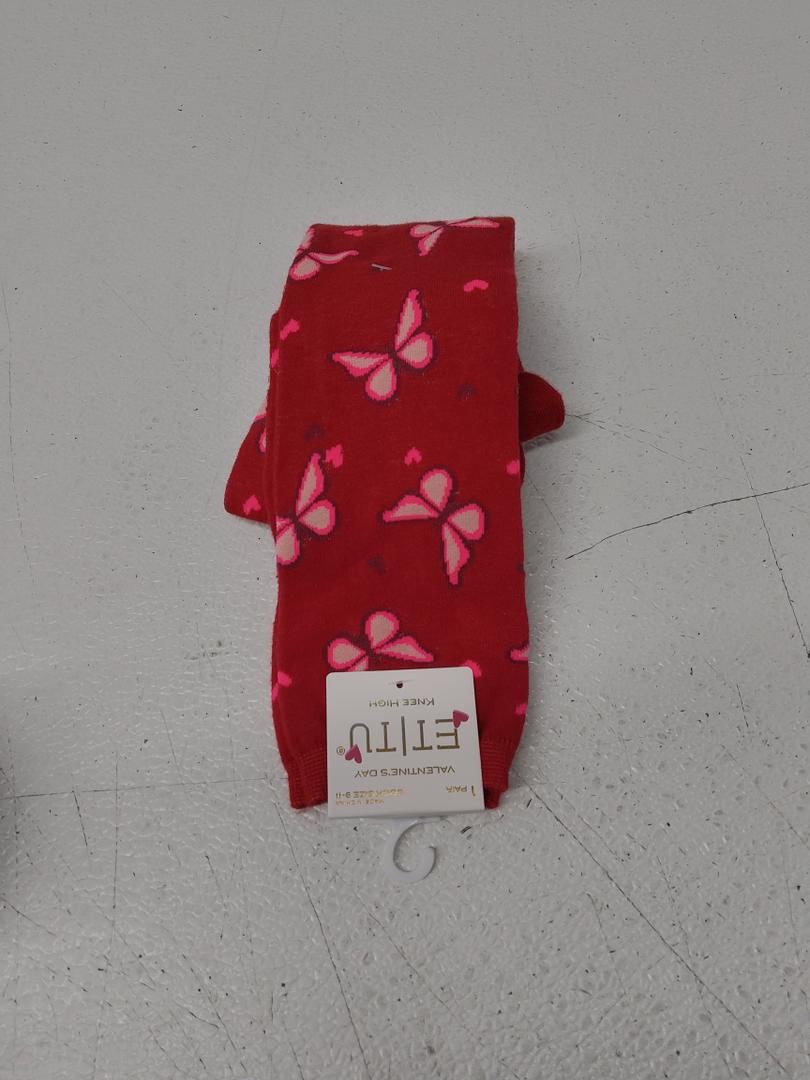 ppl Valentine Day Socks Size 9_11 Knee High