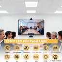 6 Pack 1x4 LED Flat Panel Light Drop Ceiling Office Fixture, 5040LM, 20W/25W/30W/35W/40W Selectable,3000K/3500K/4000K/5000K/6500K 5CCT,Dimmable (0-10V) for Shop,Commercial Warehouse,ETL Listed