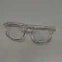 Stoggles Square Z87.1 Certified Polycarbonate Safety Glasses, Scratch & Shatter-Proof, Blue-Light & UV Blocking Lens, Top & Side Shields, Anti-Fog Dip Coated, Durable, Protective & Stylish Eyewear (Medium-3 Pack, Clear)