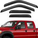 Rain Guards Fit for 1999-2016 Ford F250 F350 F450 F550 Super Duty SuperCrew