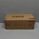 KSIIA Orthopedic Dog Bed Dog Crate Bed Waterproof for Large Dogs Deluxe Plush Washable Pet Mat with Egg Crate Foam & Removable Cover, 35 x 22 Inch, Gray (Light Grey)