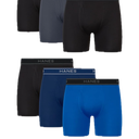 Hanes Men's Underwear Boxer Pack, Performance Stretch Underwear, Moisture-wicking Boxer for Men, 6-pack. Size S