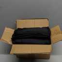 Magnetic Fireplace Cover, Fireplace Blocker Blanket Stops Heat Loss, Adjustable Fireplace Draft Stopper with 12 Magnets for Indoor Iron Frame Black 42" W x 33" H