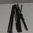 AZEAM 63" Easel Stand for Sign, Portable Easels for Painting, Foldable Black Metal Easel Display Stand Poster Holder Adjustable Sign Stand for Display Wedding Arts Poster 1 Pack