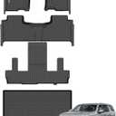 Binmotor-Floor Mats & Cargo Liner for 2021-2026 Chevy Suburban/GMC Yukon XL-7Seater (with 2nd Row Bucket Seat), All Weather Car Floor Mats Accessories for GMC Yukon XL