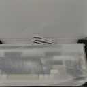 SABLUTE Keyboard Gaming - Audio-Sync RGB Light Strip, 19-Key Anti-Ghosting, Dual Control Knobs, Adjustable Stand, Ultra-Low Latency Quiet Mechanical Feel for PC Gamers (White)