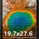 19.7x27.6 Picture Frame for Wall Display, 19.7x27.6 Black Picture Frame with Shatter Resistant Plexiglass, Stable and Sturdy Puzzle Frame for Wall Display, Handpicked Gift Collection, 1 Pack