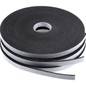 Tatuo Double Sided Foam Mounting Tape 1/8 Inch Thick Seal Strip, 3 Rolls Weather Stripping Door Seal Strip for Door Jamb Frame, Windows (1/2 Inch Wide by 32.8 Feet Long Each Roll)