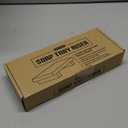 Acacia Wood Pedestal Soap Stand 9.8x4 Inches, 100% Solid Wood Riser, Rustic Candle Plant Holder, Soap Dish Holder Decor, Display Rectangular Tray for Kitchen Bathroom Counter Sink Farmhouse Decor