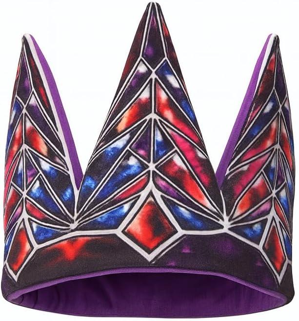 Queen Crown Princess Soft King Costume Hat for Womens Women Teens Headpiece Cosplay Halloween Costumes