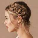 BARTOSI Moon Star Hair Clips Rose Gold Rhinestone Hair Pins Crystal Bobby Pins Bride Wedding Celestial Hair Accessories for Women and Girls (Pack of 3)