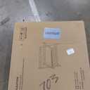 Smuxee Fully Assembled Walnut Luggage Rack, Upgraded Bamboo Foldable Suitcase Stand with 5 Nylon Straps, Luggage Holder with Shelf for Guest Room Bedroom Hotel (Walnut 1 Pcs)