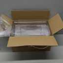 2 Pack Under Sink Organizer, 2 Tier Clear Bathroom Organizers and Storage, Pull-Out Medicine Cabinet Organizer, Multi-Purpose Cabinet Organizer with Track for Bathroom, Kitchen, Pantry, Vanity Storage