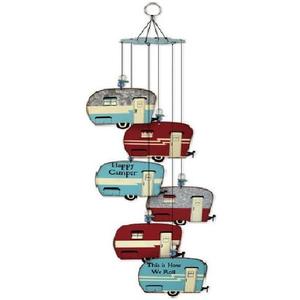 Galvanized Metal Wind Chimes for Camper & Trailer by Sunset Vista Designs