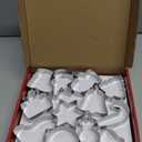 24 Pcs Christmas Cookie Cutter Set 3D Stainless Steel Christmas Tree Candy Snowflake Bell Biscuit Cutters DIY Chocolate Pastry Baking Mold for Holiday, Winter, Xmas Party