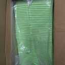 MIZOK Puppy Pads with Adhesive Tabs Green Daisy Prints Small 22x22in 100Ct