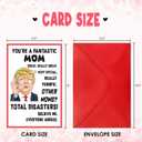 27 x You're A Fantastic Mom - Mothers Day Gift Card, Unique and Funny Card for Mom with Envelope - Gift from Husband Son Daughter, Greeting Card for Birthday, Mother's Day