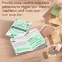 5lb Glycerin Soap Base - Unscented Melt and Pour Soap Base for DIY Crafting, Easy to Cut, Vegan and Cruelty-Free, Moisturizing and Gentle on Skin for Soap Making Supplies (Transparent, 5 Pound) (16 Ounce (Pack of 5))