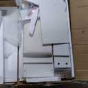 GarveeHome Vanity Desk with Mirror and Lights, Makeup Vanity Set with Cushioned Stool, Power Outlet, Makeup, 6 Storage Shelves, 2 Large Drawers and 3 Color Adjustable Brightness, White