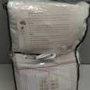 Cute Blackout Curtains 70 Inches Extra Wide Linen 84 Inch Length for Living Room/Sliding Glass Door,Pleated Heavy Duty Thermal Drapes for Winter Thick Large Window(70"Wx84"L 2 Panels Beige White)