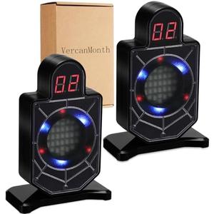 VercanMonth 2 Pcs Dry Fire Laser Training System Portable Trainer and Counting Laser Targets for Dry Fire Shooting Practice