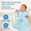 TotAha Sleep Sack 3-6 months 3 Pack, Ultra-Soft,Light Infant Wearable Blanket Baby Sleeping Bag with 2-Way Safe Zipper for Boy Girl, 0.5 TOG