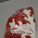 Christmas Bath Rug, 24x24" Red Snowflake Round Bathroom Mat, Extra Soft & Absorbent, Machine Washable Non Slip Shower Mat, Winter Themed Xmas Plush Bathroom Floor Rug for Holiday Dcor Snow Bath Rug