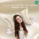 ZIMASILK 100% Pure Mulberry Silk Pillowcase 2 Pack, Soft and Smooth,Both Sides Premium Grade 6A Silk,600 Thread Count,with Hidden Zipper (Queen 20''x30'',Beige)