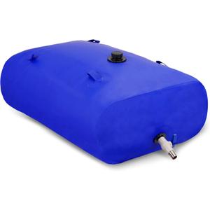 500L/132gal Foldable Water Bladder Storage Container - Large Capacity Soft Water Bag for Drought Resistance, Fire Prevention, and Emergency Water