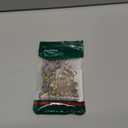 2.1 Oz (60G) Of Focal Glass Bead Mix With Table-Cut Flower And Butterfly Beads, PG Pale Green Pink