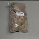 H.VERSAILTEX Real Velvet Plush 1 Piece Form Fit Stretch Rectangle Folding Storage Covers Ottoman Slipcovers Removable Footstool Protect Footrest Covers Elastic Bottom, Machine Washable(Large, Taupe)