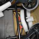 Portable Wheelchair,Lightweight Foldable Transport Chair with Handbrake for Adults and Seniors