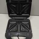 BLACK+DECKER 3-in-1 Waffle Iron, WM2000SD, Grill and Sandwich Press, Non-Stick Removable Plates, Space Saving Compact Design