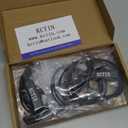 Earpieces for Motorola Walkie Talkies with Mic 2 Pin Acoustic Tube Headset and PPT for CP200 GP2000 XU1100 PRO1150 MU12 (2 Pack)