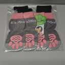 EXPAWLORER 4Pcs Anti-Slip Dog Socks - Double Side Non-Slip Paw Protector for Hardwood Floors,Prevent Licking,Dog Booties,Dog Shoes for Hot/Cold Pavement (Large)