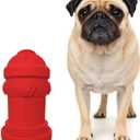 Small Dog Fire Hydrant 4x7 Silicone Soft Potty Training Aid for Small Breeds Under 10lbs Toy Breeds Indoor Outdoor Training Red