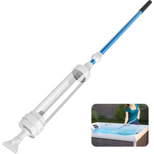 6250 Paradise Power Spa Vacuum for Hot Tub, No Pumping, No Batteries or Electricity, Portable Vacuum Spa Vac Cordless, Handheld Hot Tub Vacuums Picks Up Sand, Leaves & Debris, Water Pressure Powered