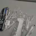 AquaSonic Water Flosser - Cordless Rechargeable Water Flossers for Teeth Cleaning - Waterproof Aqua Flosser, Portable Oral Irrigator for Dental Cleaning with 5 Jet Tips  Braces Home Travel. (White)